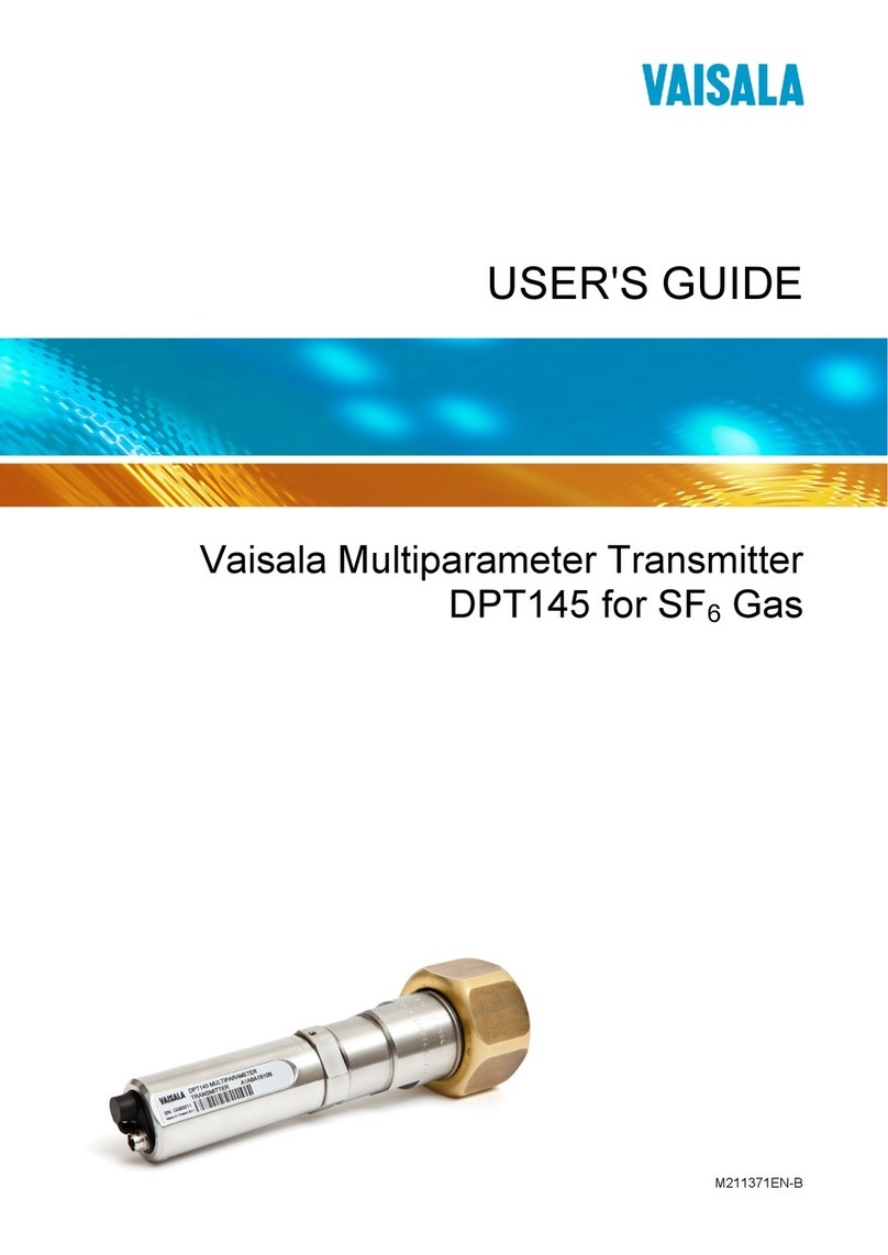 Vaisala DPT145 User manual