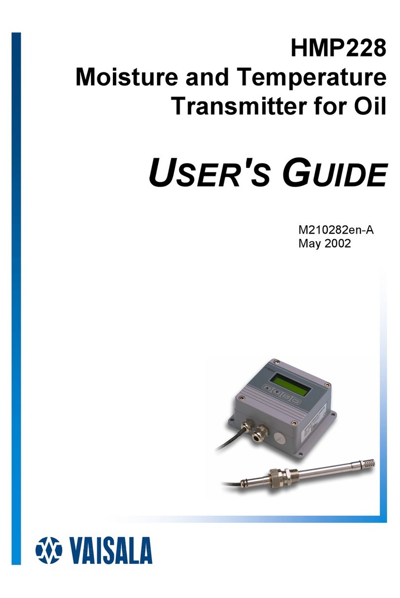 Vaisala HMP228 User manual