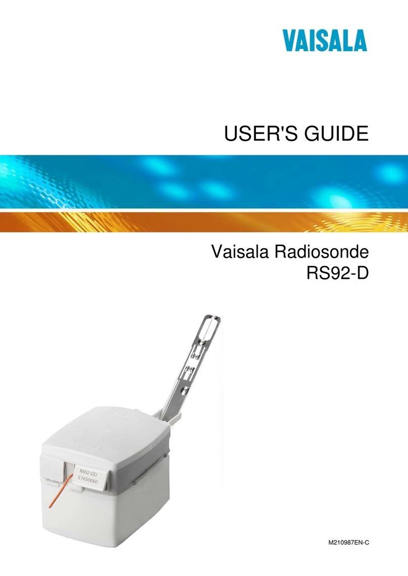 Vaisala RS92-D user guide