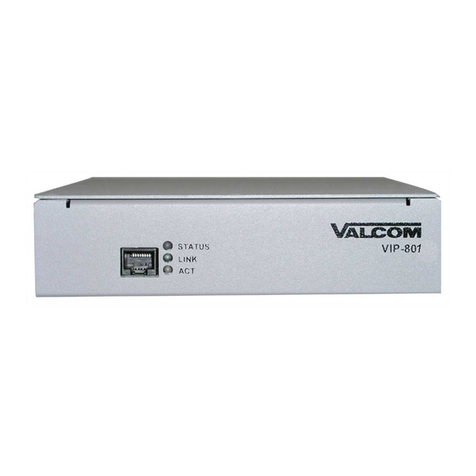 Valcom VIP-801 user guide