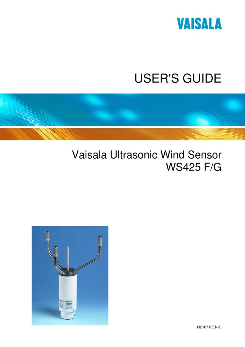 Vaisala WS425 F/G user guide