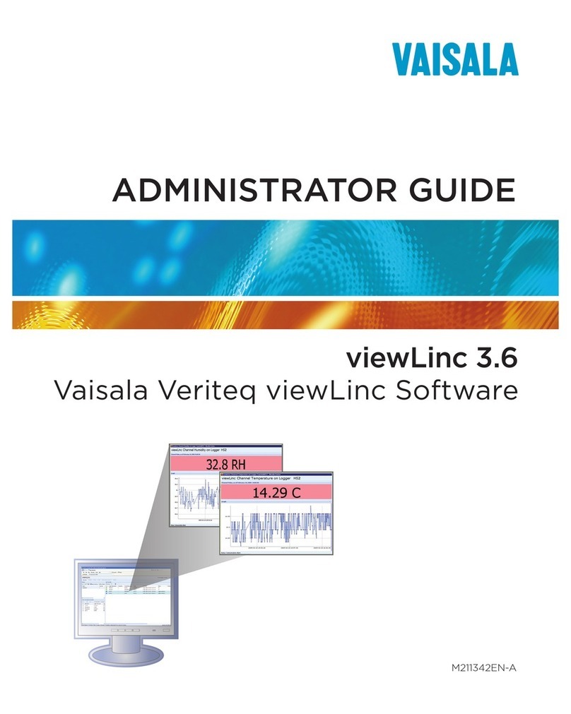 Vaisala Veriteq viewLinc 3.6 Administrator's guide