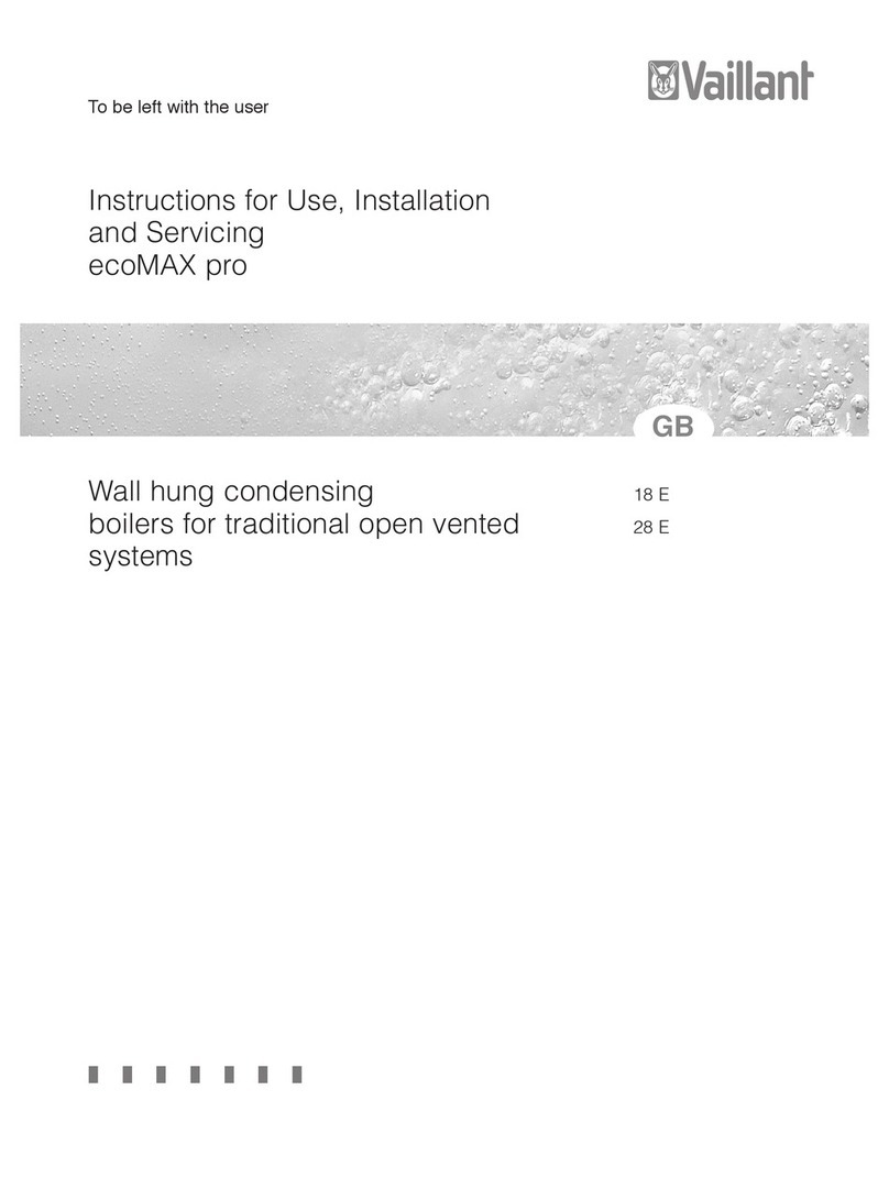 Vaillant ecoMAX pro 18E Operating manual