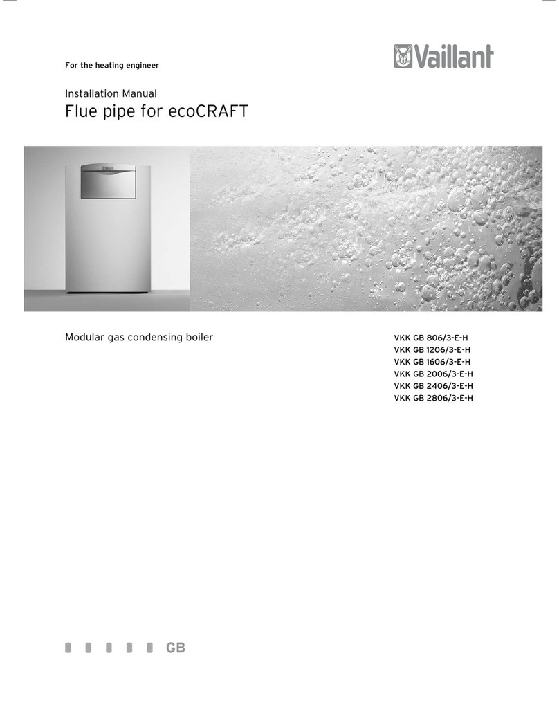 Vaillant Flue pipe User manual