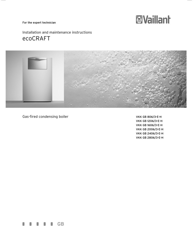 Vaillant ecoCRAFT VKK GB SERIES User manual