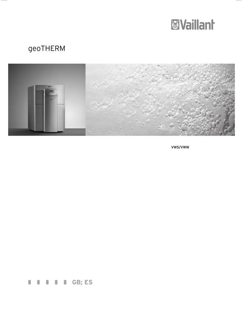 Vaillant geoTHERM VWS operating manual