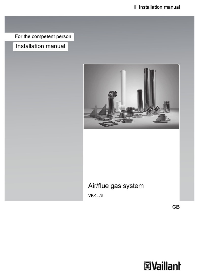 Vaillant Air/Flue Gas System installation manual