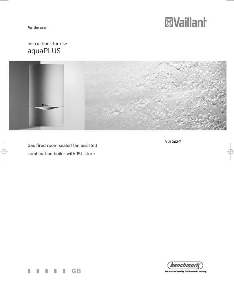 Vaillant aquaPLUS VUI 362-7 Instructions for use