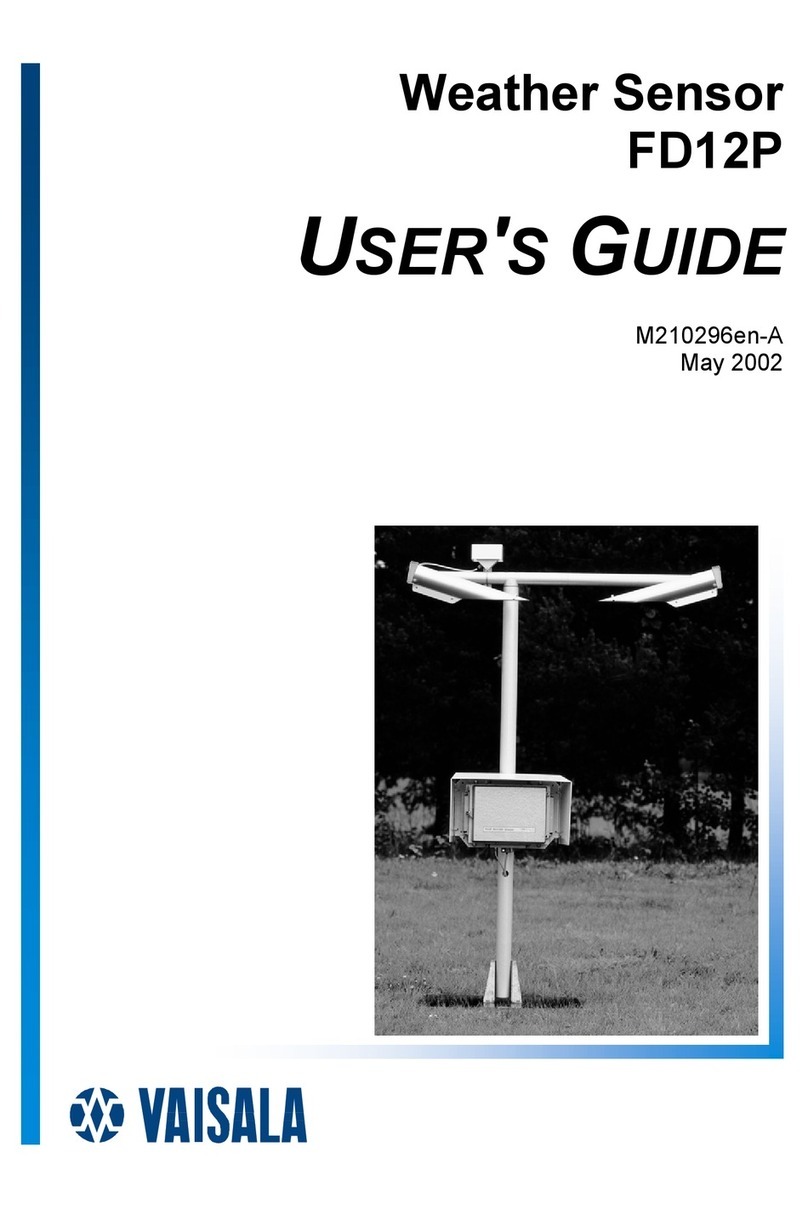 Vaisala FD12P User manual