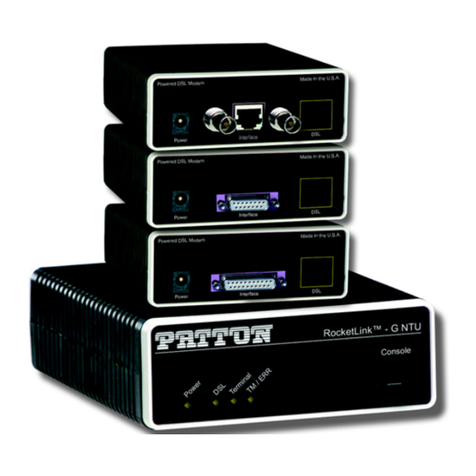 Patton electronics RocketLink-G 3088 Series quick start guide