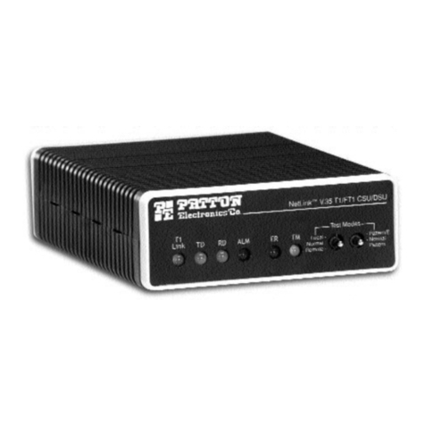 Patton electronics NetLink 2720/B user manual