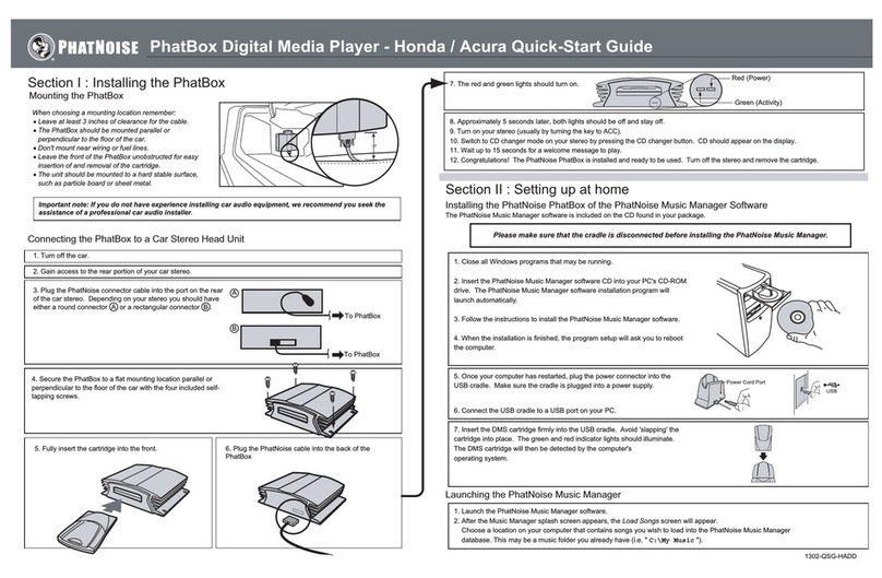 PhatNoise PhatBox User manual