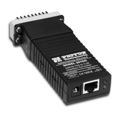 Patton electronics 2070 Series User manual