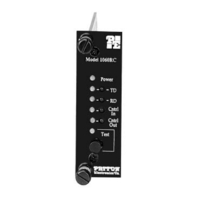 Patton electronics 1060RC User manual