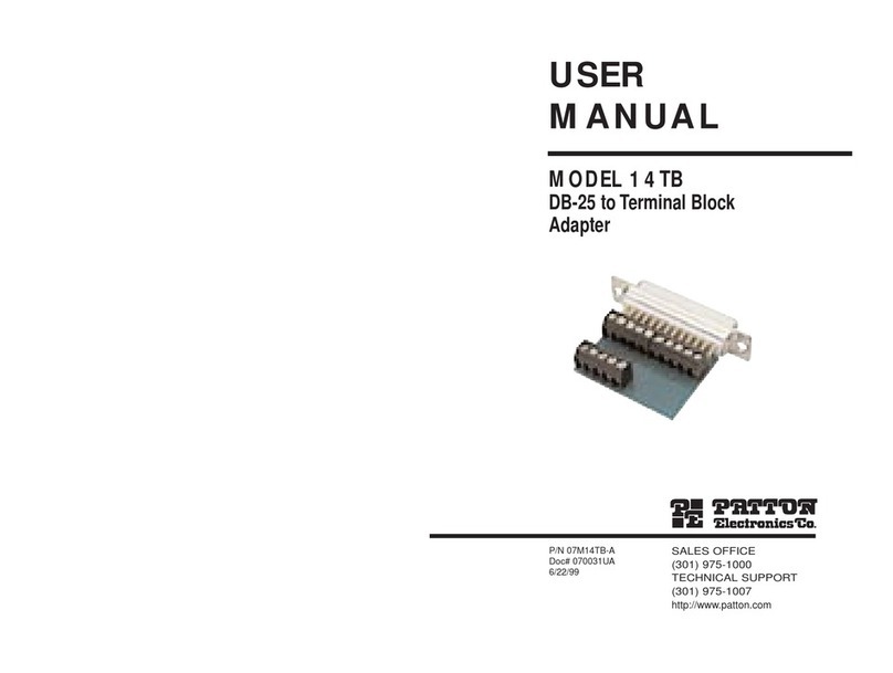 Patton electronics 14TB user manual