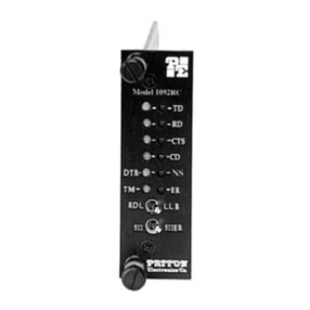 Patton electronics 1092RC User manual