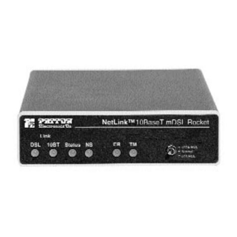 Patton electronics 1089/I User manual