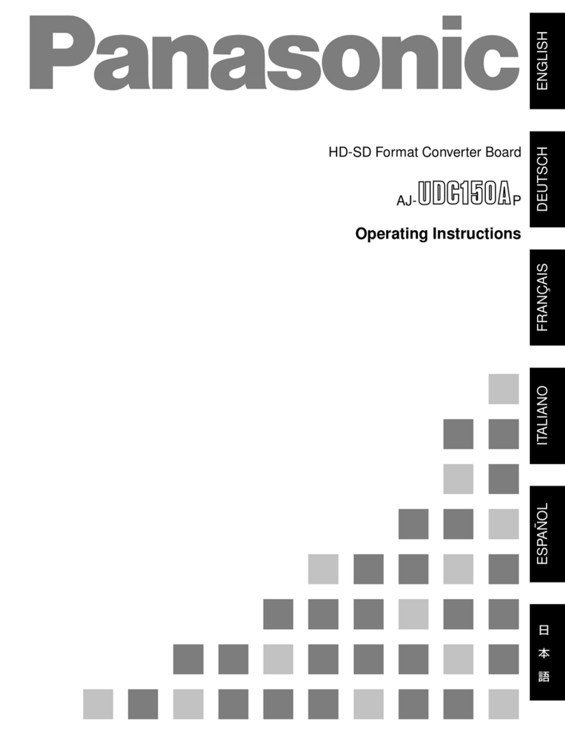 Panasonic AJ-UDC150AP User manual