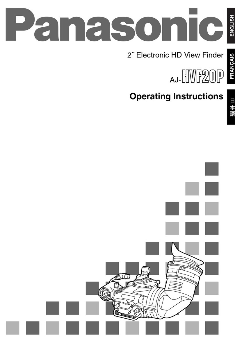 Panasonic AJ-HVF20P operating instructions