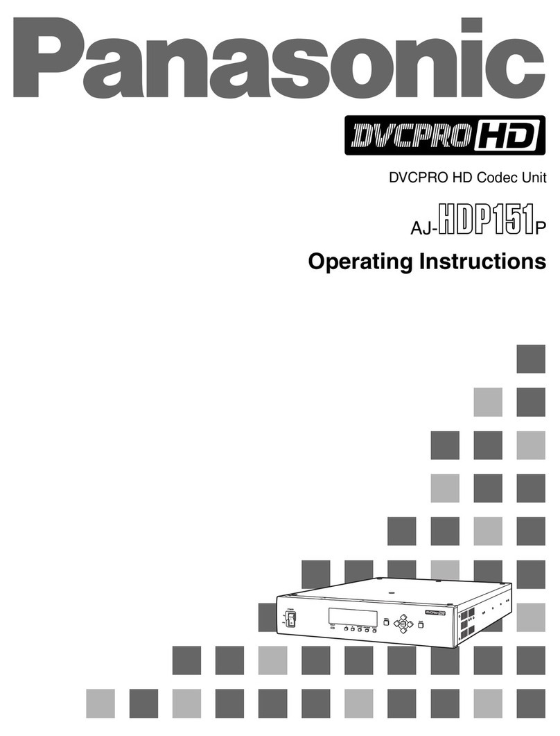 Panasonic AJ-HDP151P User manual