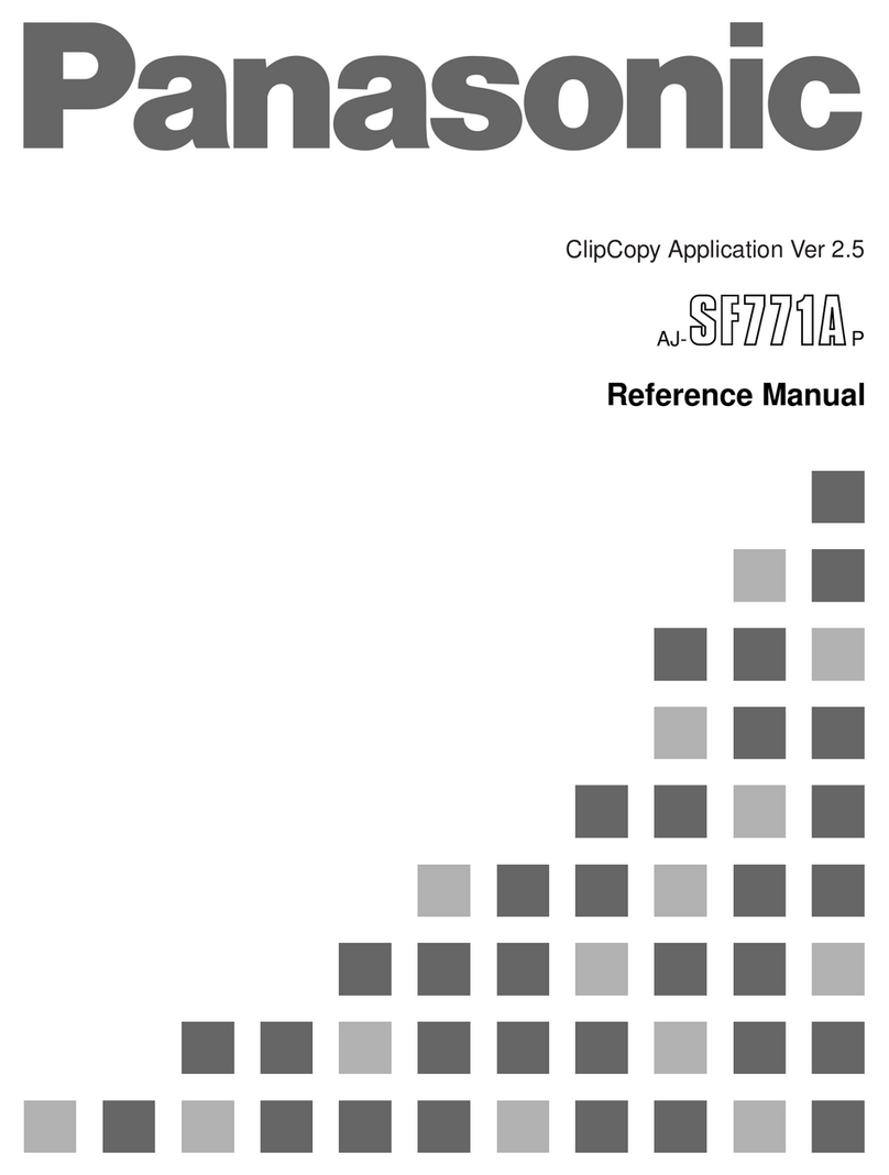 Panasonic AJ-SF771AP User manual