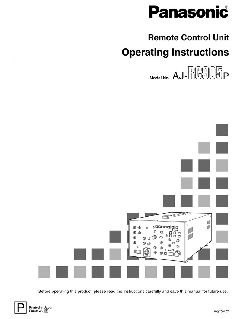 Panasonic AJ-RC905P User manual