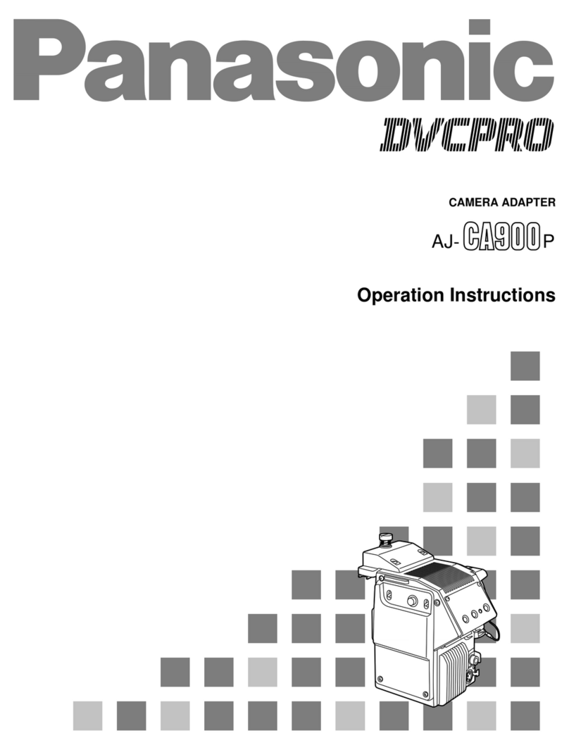 Panasonic AJ-CA900P operating instructions
