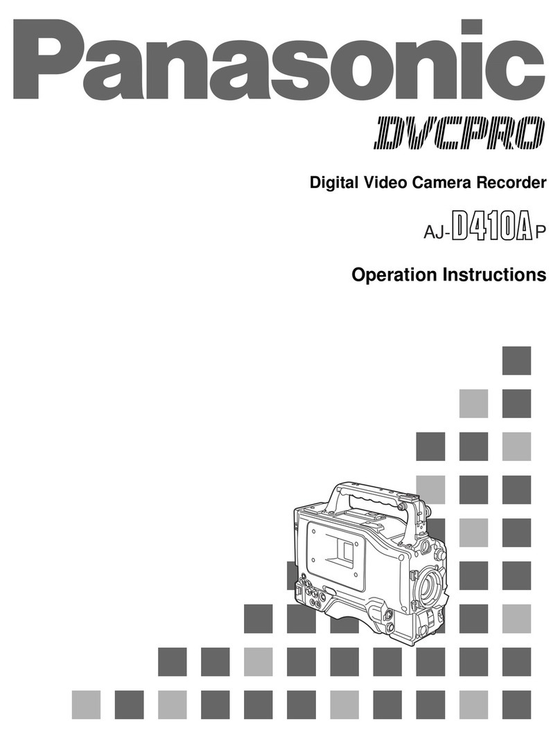Panasonic DVCPRO AJ-D410AP operating instructions