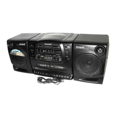 Panasonic RX-DS550 User manual