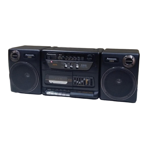 Panasonic RX-CS720 operating instructions