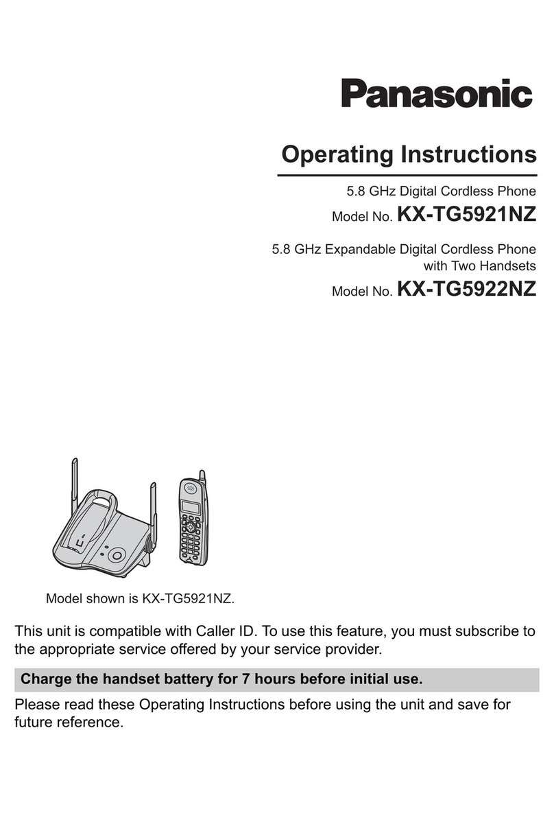 Panasonic KX-TG5921NZ User manual