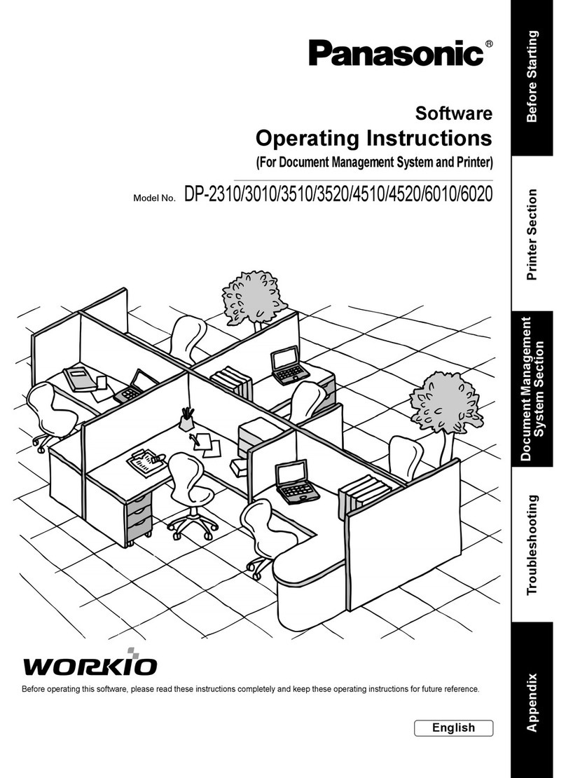 Panasonic Workio DP-2310 User manual