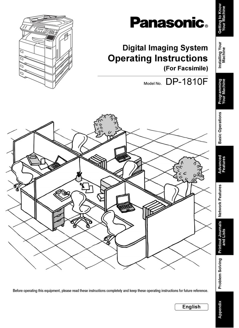 Panasonic DP-1810F User manual
