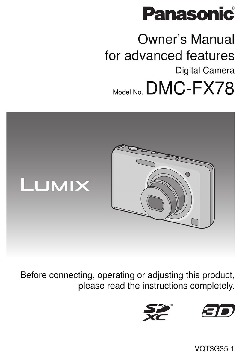 Panasonic Lumix DMC-FX78 User manual