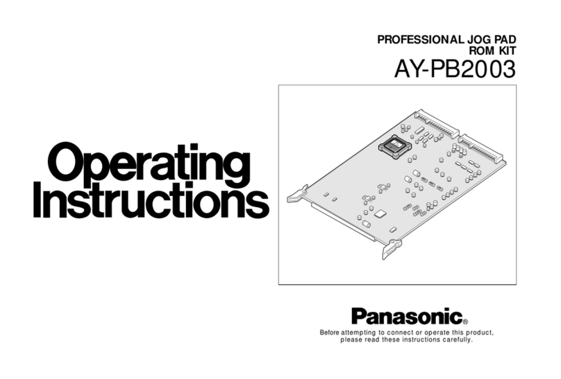 Panasonic AY-PB2003 operating instructions