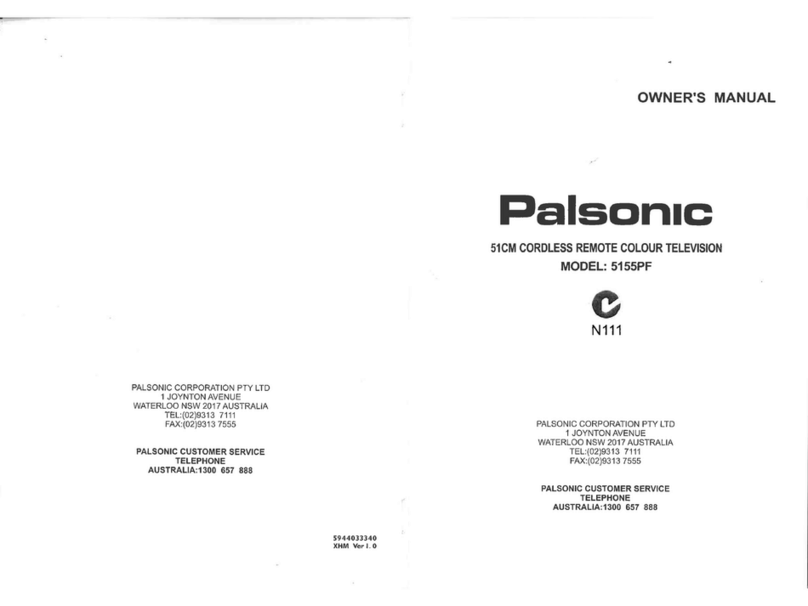 Palsonic 5155PF User manual