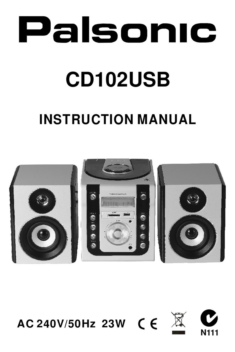 Palsonic CD102USB User manual