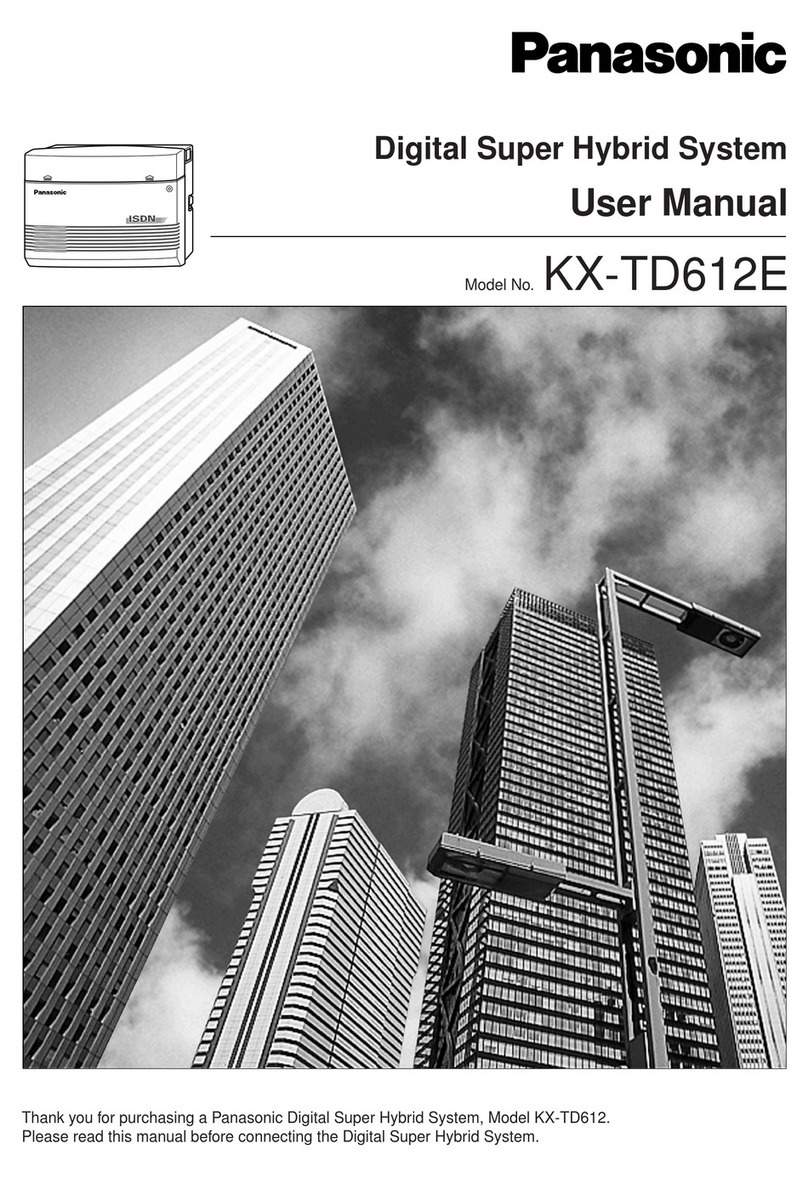 Panasonic KX-TD612E user manual
