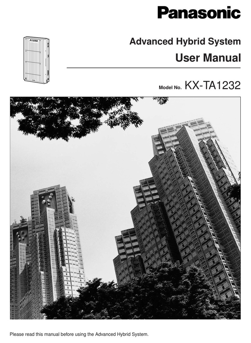 Panasonic KX-TA1232 User manual