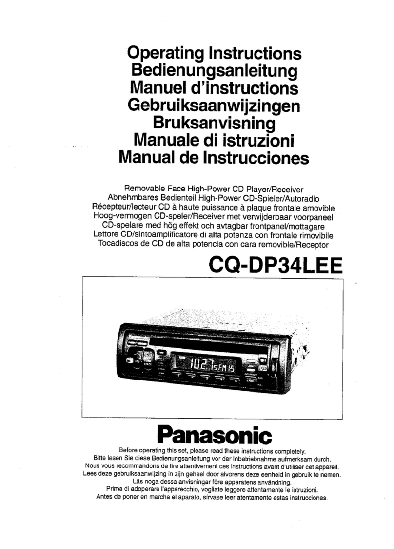 Panasonic CQ-DP34LEE User manual