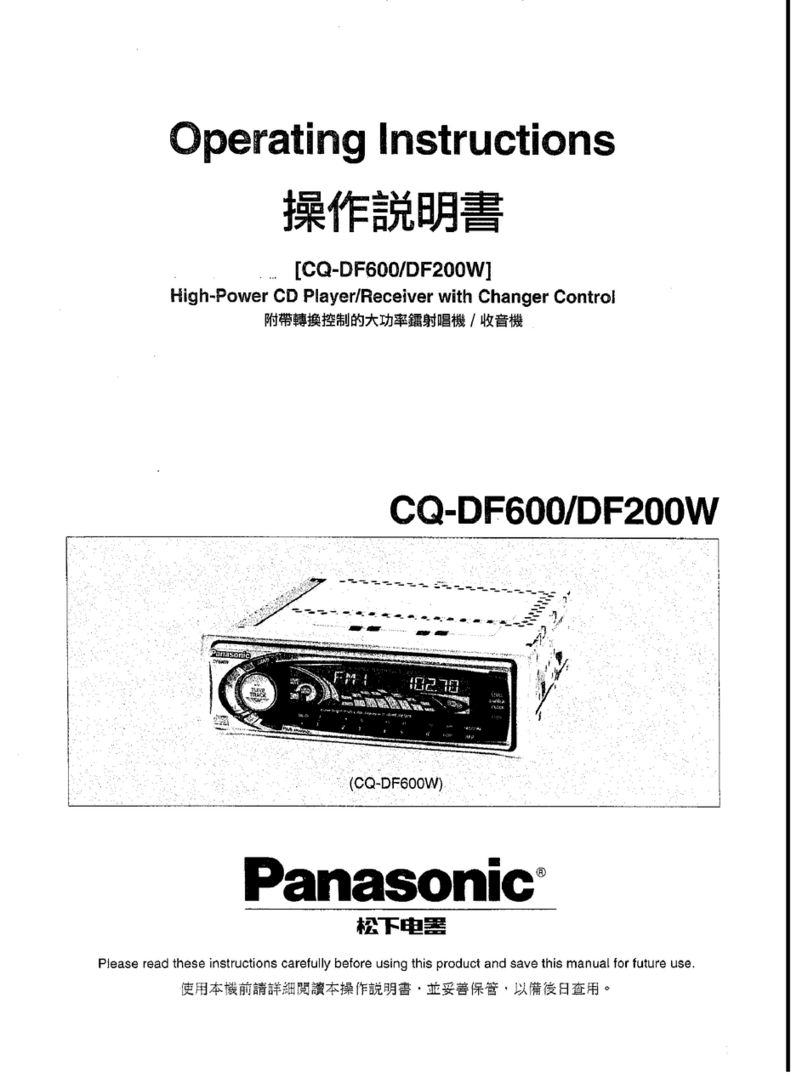 Panasonic CQ-DF200W User manual
