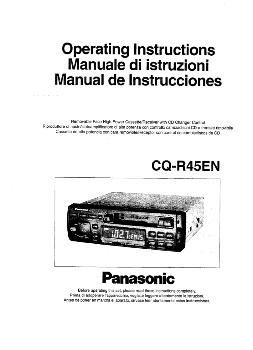 Panasonic CQ-R45EN operating instructions