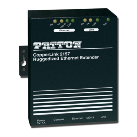 Patton 2157R user manual