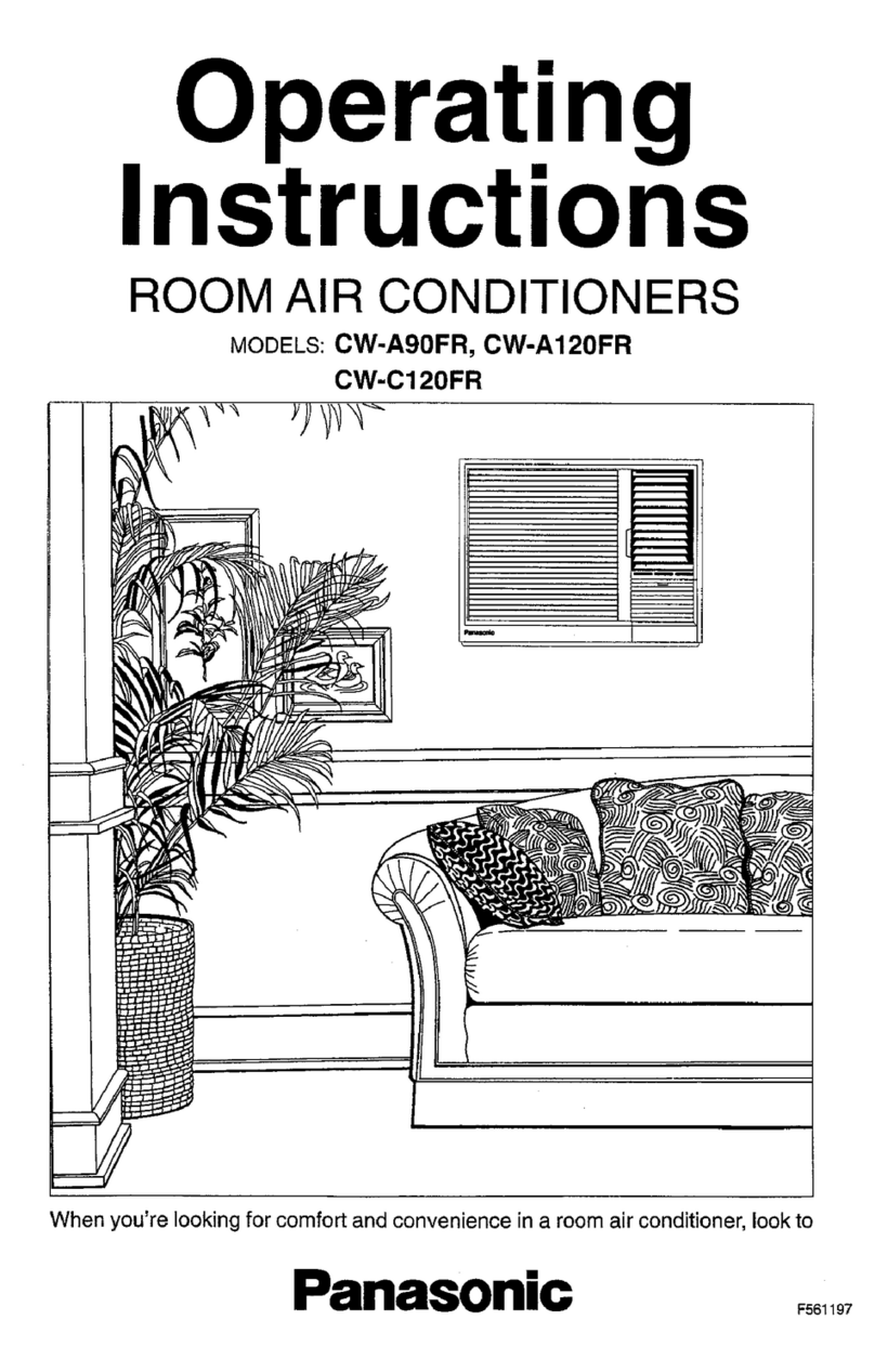 Panasonic CW-A120FR User manual