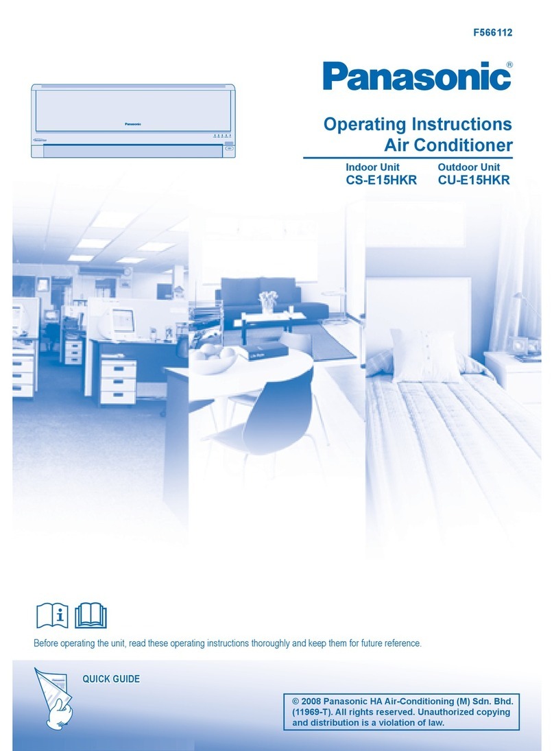 Panasonic CS-E15HKR User manual Panasonic CS-E15HKR User manual