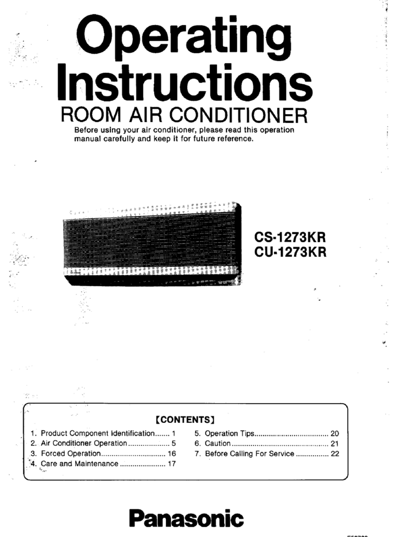 Panasonic CS-1273KR User manual