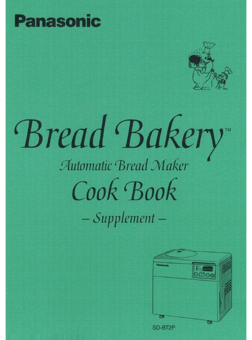 Panasonic Bread Bakery SD-BT2P Cookbook