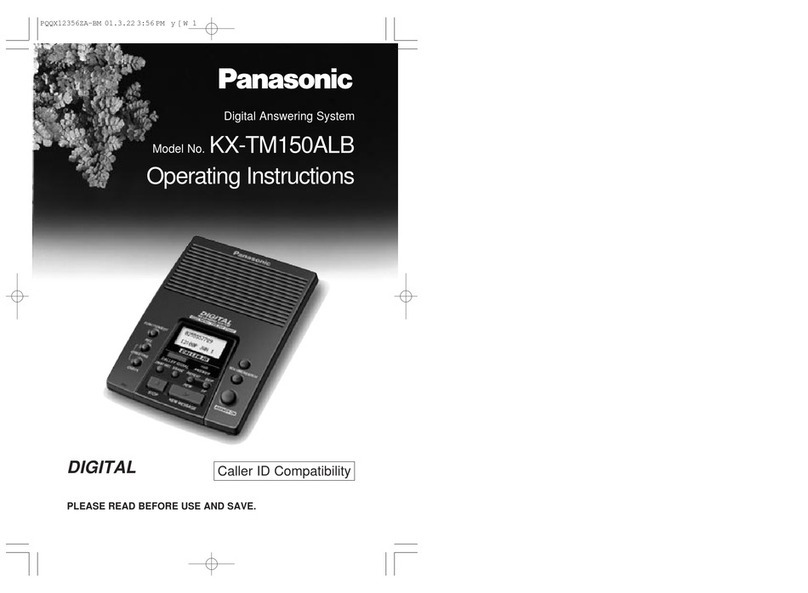 Panasonic KX-TM150ALB User manual