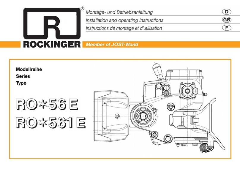 Rockinger RO*56E, RO*561E Montage- und Betriebsanleitung Rockinger RO*56E, RO*561E Montage- und Betriebsanleitung