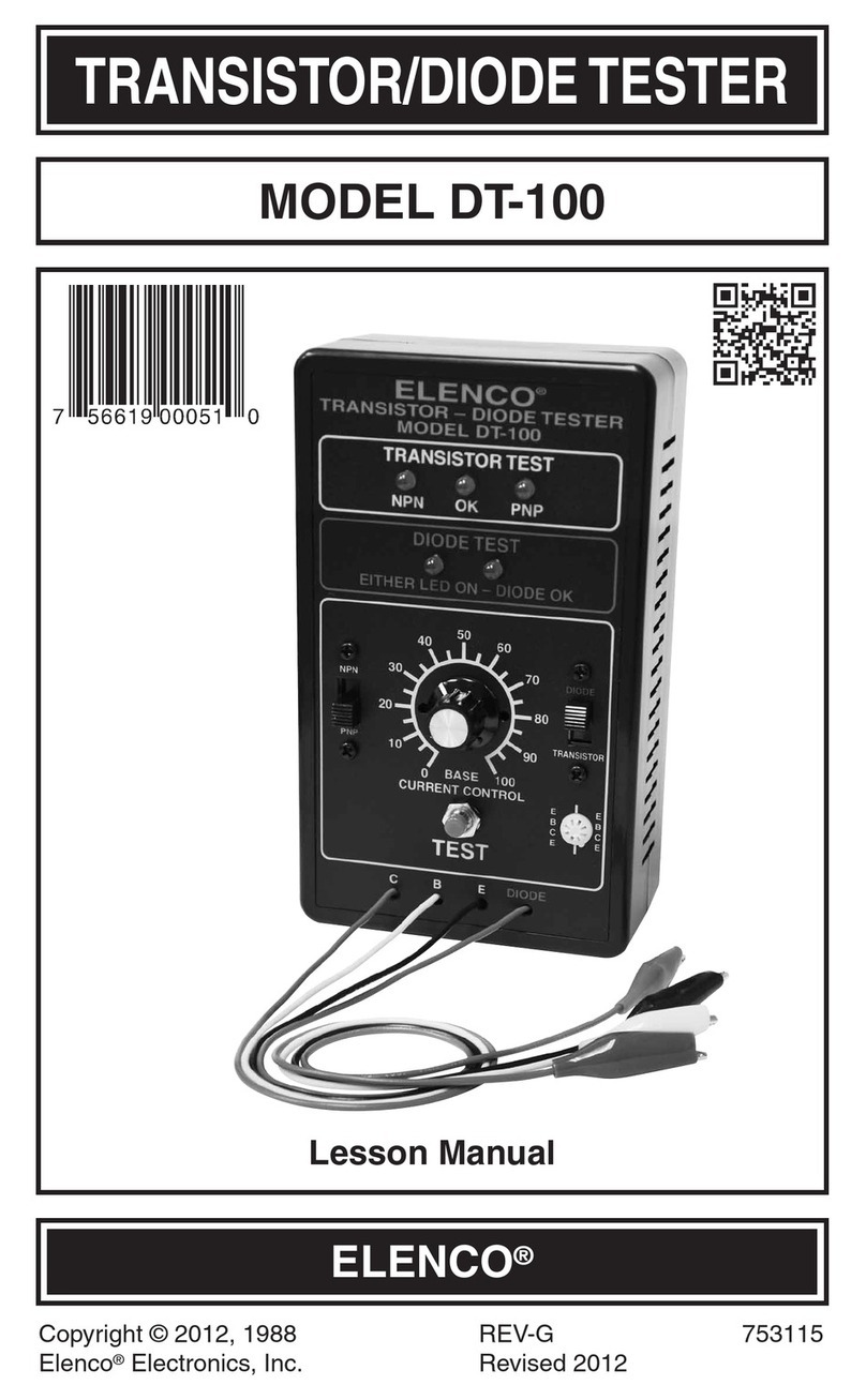Elenco Electronics DT-100 manual